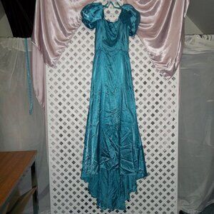 Vintage ILGWU Satin Dress Szie 12